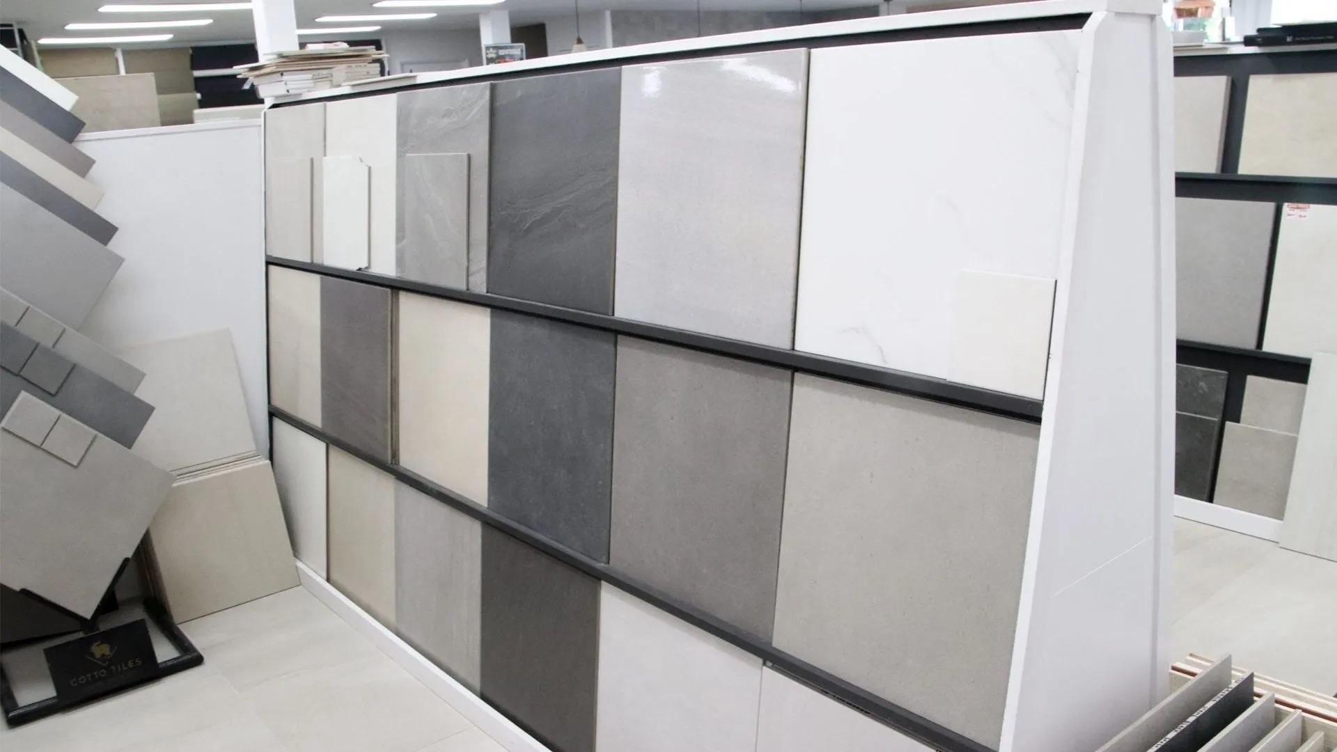 A Display of Tiles in a Store With a Variety of Colors — Traditional Tiles & Flooring in Palm Cove, QLD