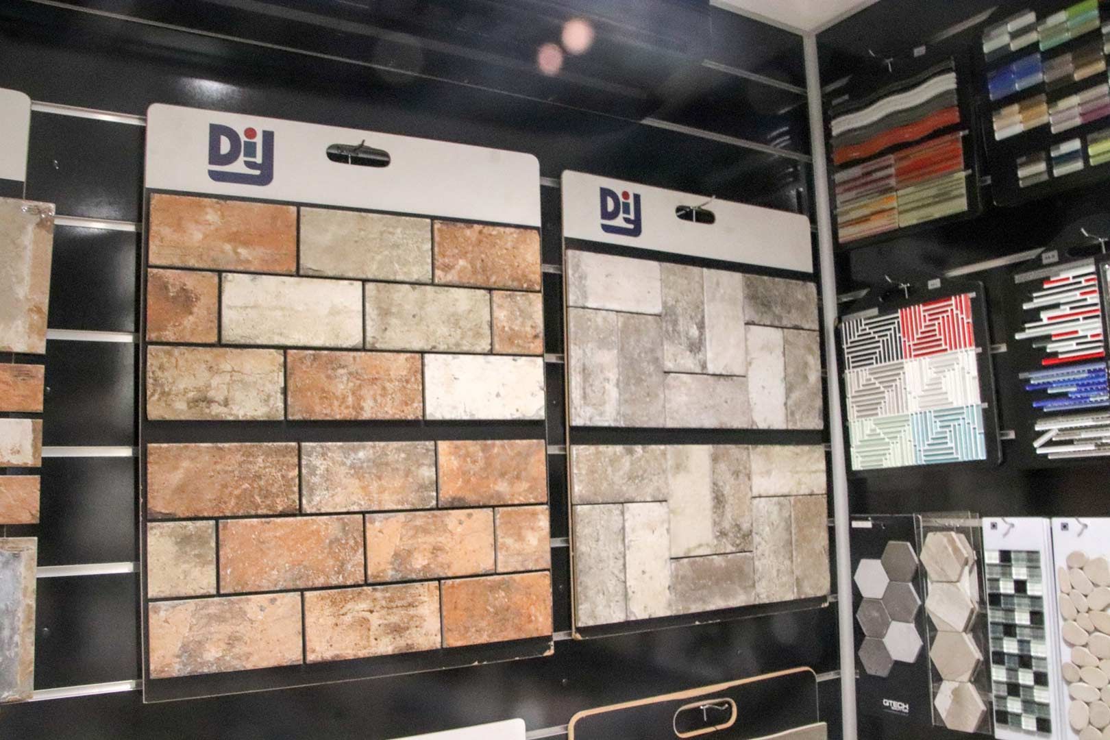 A Display of Different Types of Tiles in A Store — Traditional Tiles & Flooring In Woree, QLD