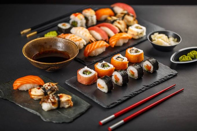 Nigiri and other sushi