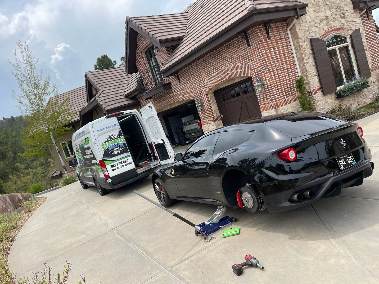 Mobile Tire Service at Elevated Tire