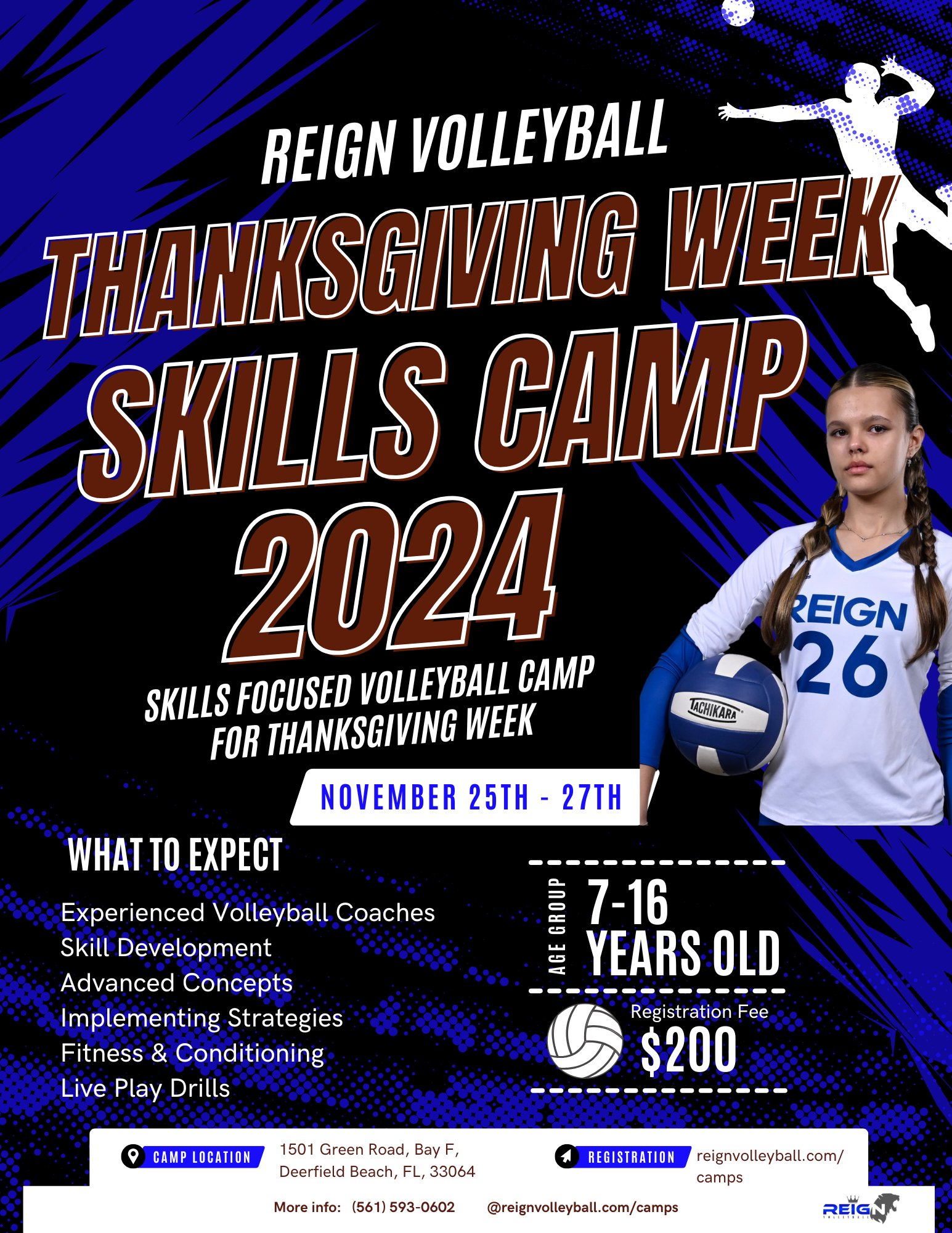 Thanksgiving Volleyball Camp