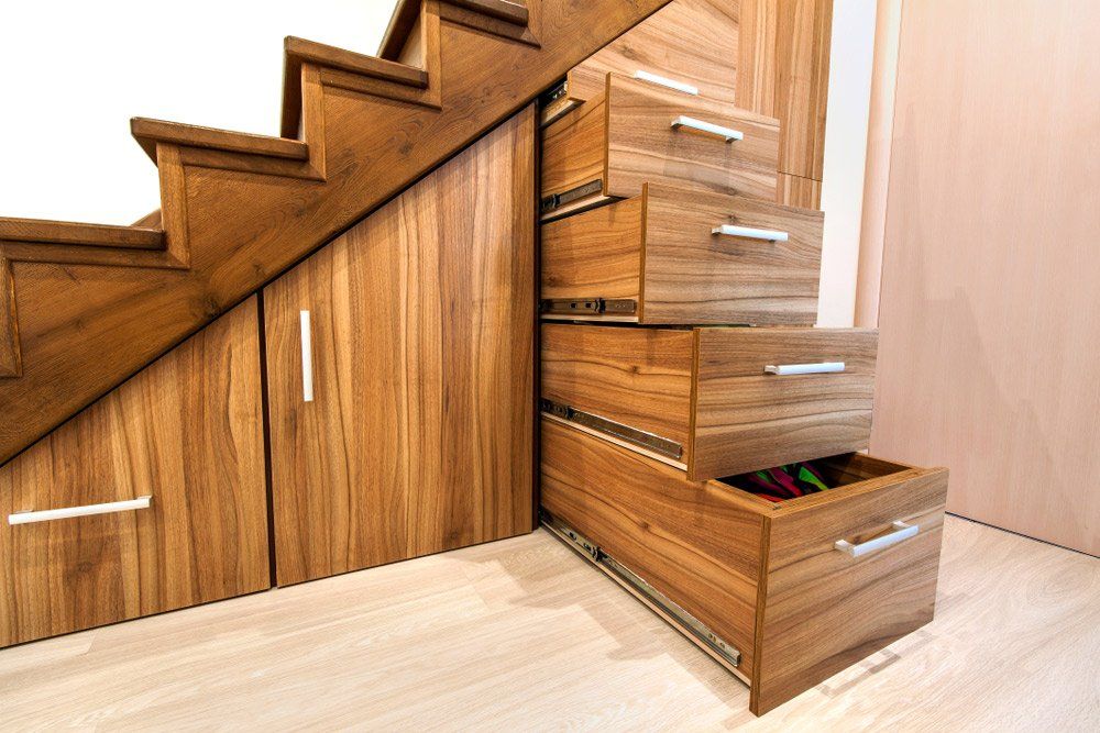 Custom Cabinets Under A Stairs — Quality Constructions in Maryborough, QLD