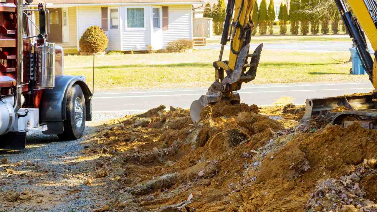 New home excavation