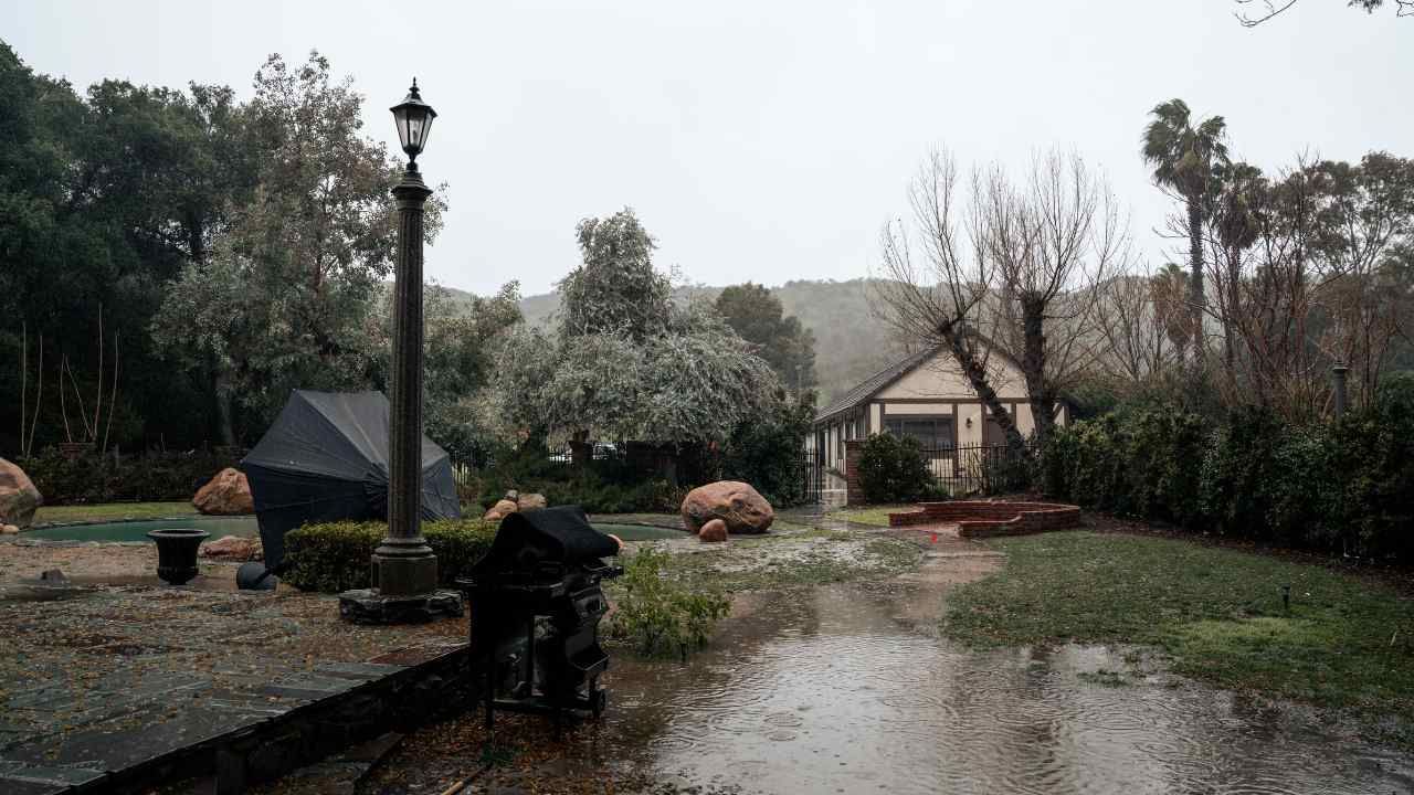 yard flooding solutions