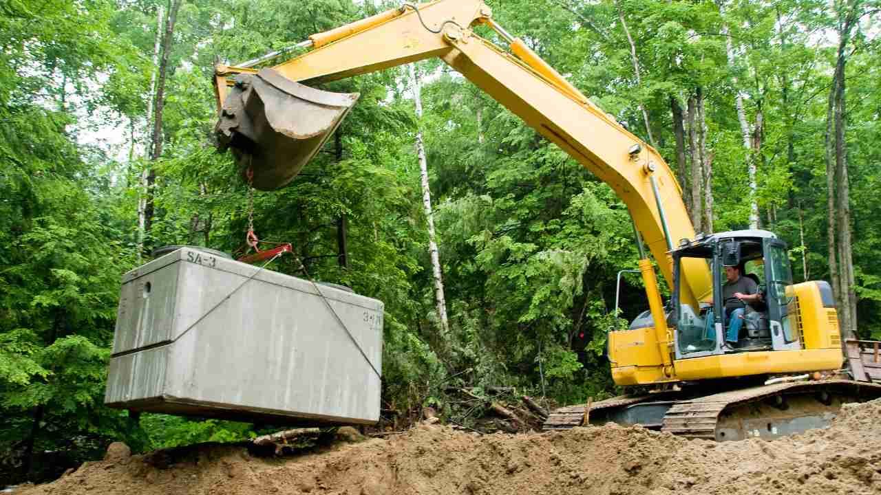septic tank excavation