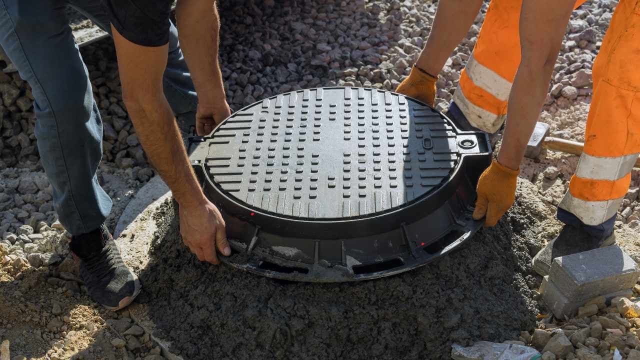 Septic system installation