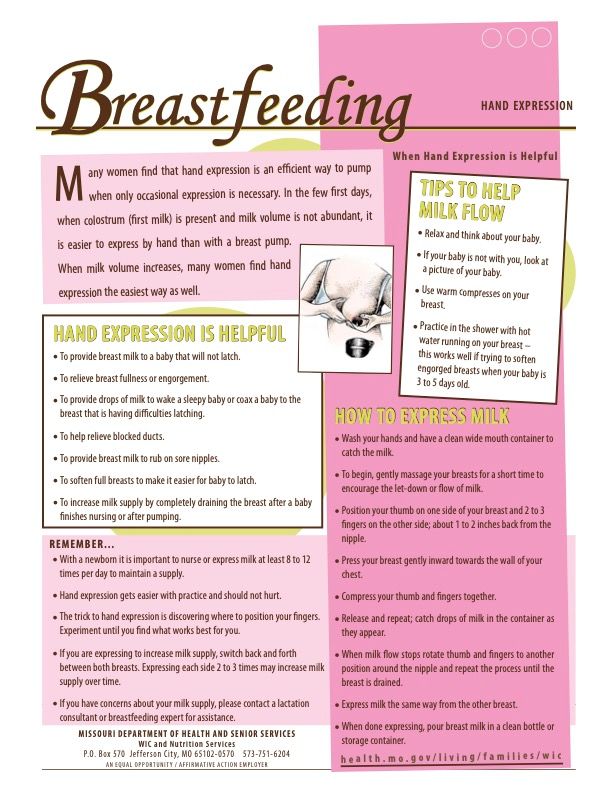 A pamphlet about breastfeeding is on a white background.