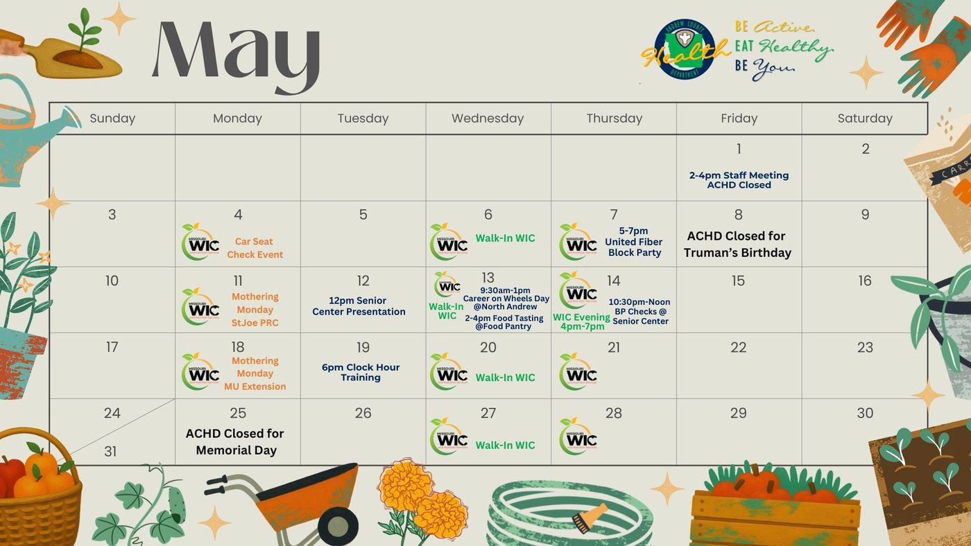 A calendar for May 2026