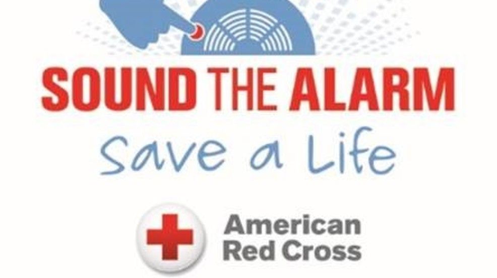 A poster that says sound the alarm save a life