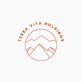 Terra Vita Holdings logo featuring a minimalist mountain design in orange, representing the company's brand identity.