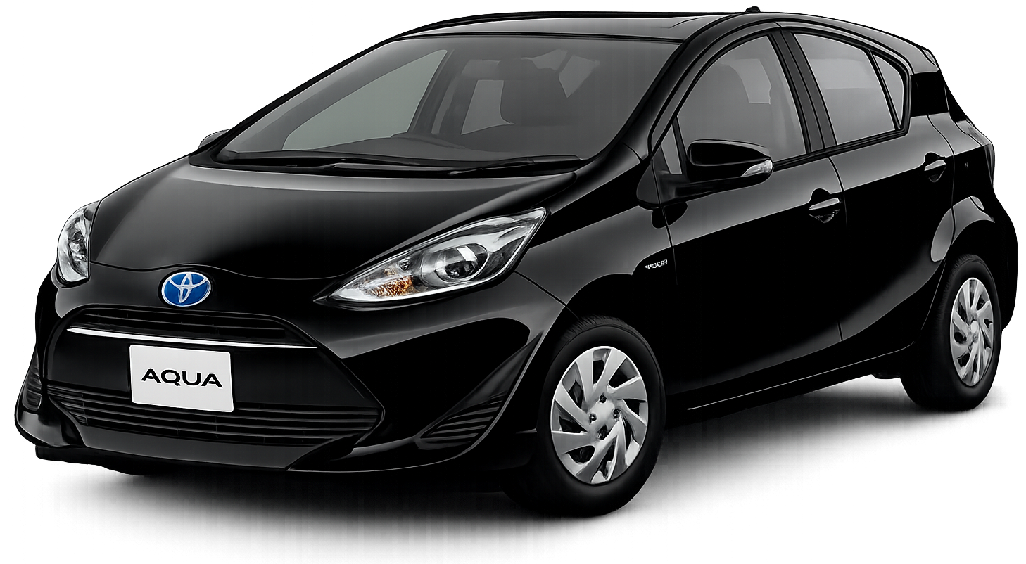 White Toyota Prius Prime parked at an angle.