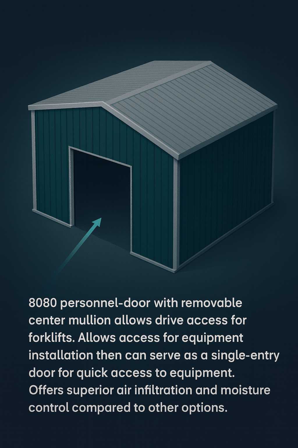 Insulated personnel door for infrastructure shelter