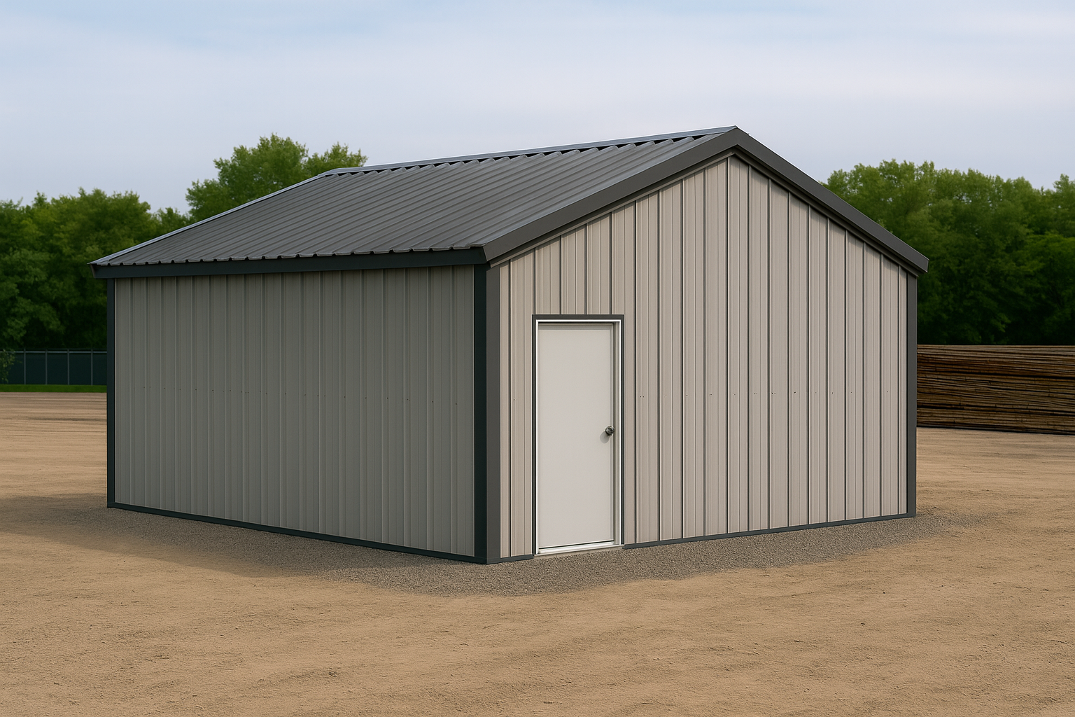 ForgeFab U200 YardBox 20x20 utility storage building