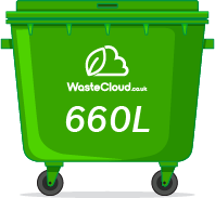 660-litre commercial wheelie bin hire and collections in Glasgow, click here and book 660 ltr wheelie bin hire online