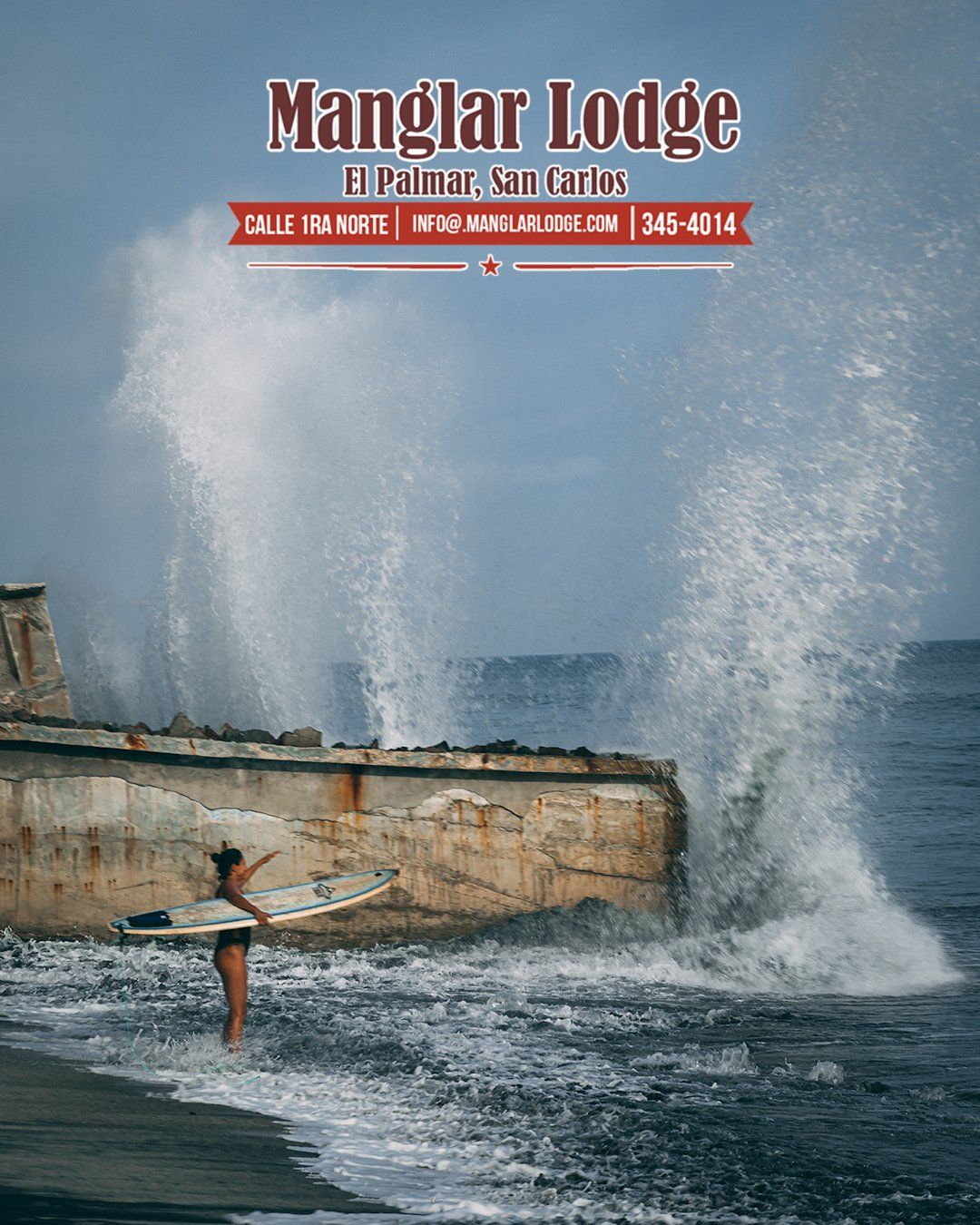 El Palmar is a great place for surfing in Panama. There are several spots for surfing at El Palmar.