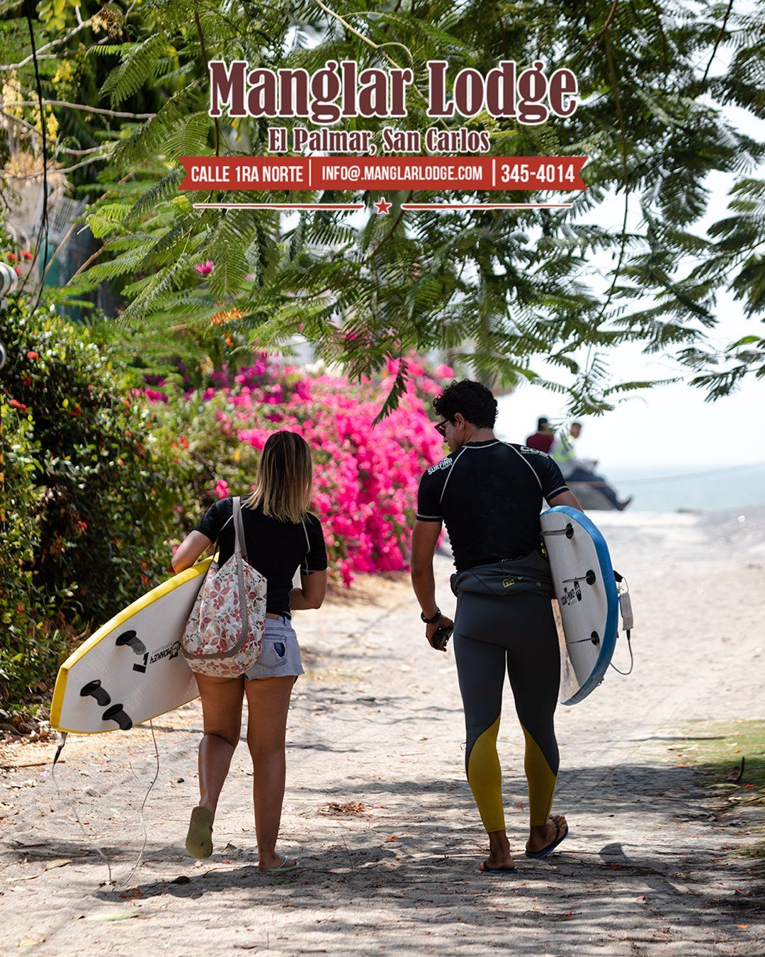 El Palmar is a great place for surfing in Panama. There are several spots for surfing at El Palmar.