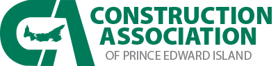 The logo for the construction association of prince edward island