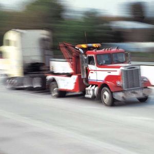 Towing Semi Truck on Highway - Towing Service in Pueblo, CO
