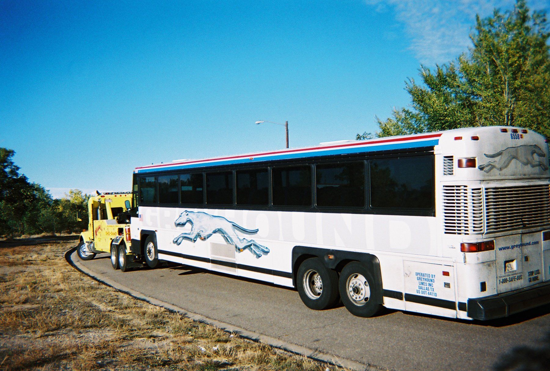 Bus Getting Towed - Towing Services and Emergency Roadside Assistance in Pueblo,CO and the Surrounding Area