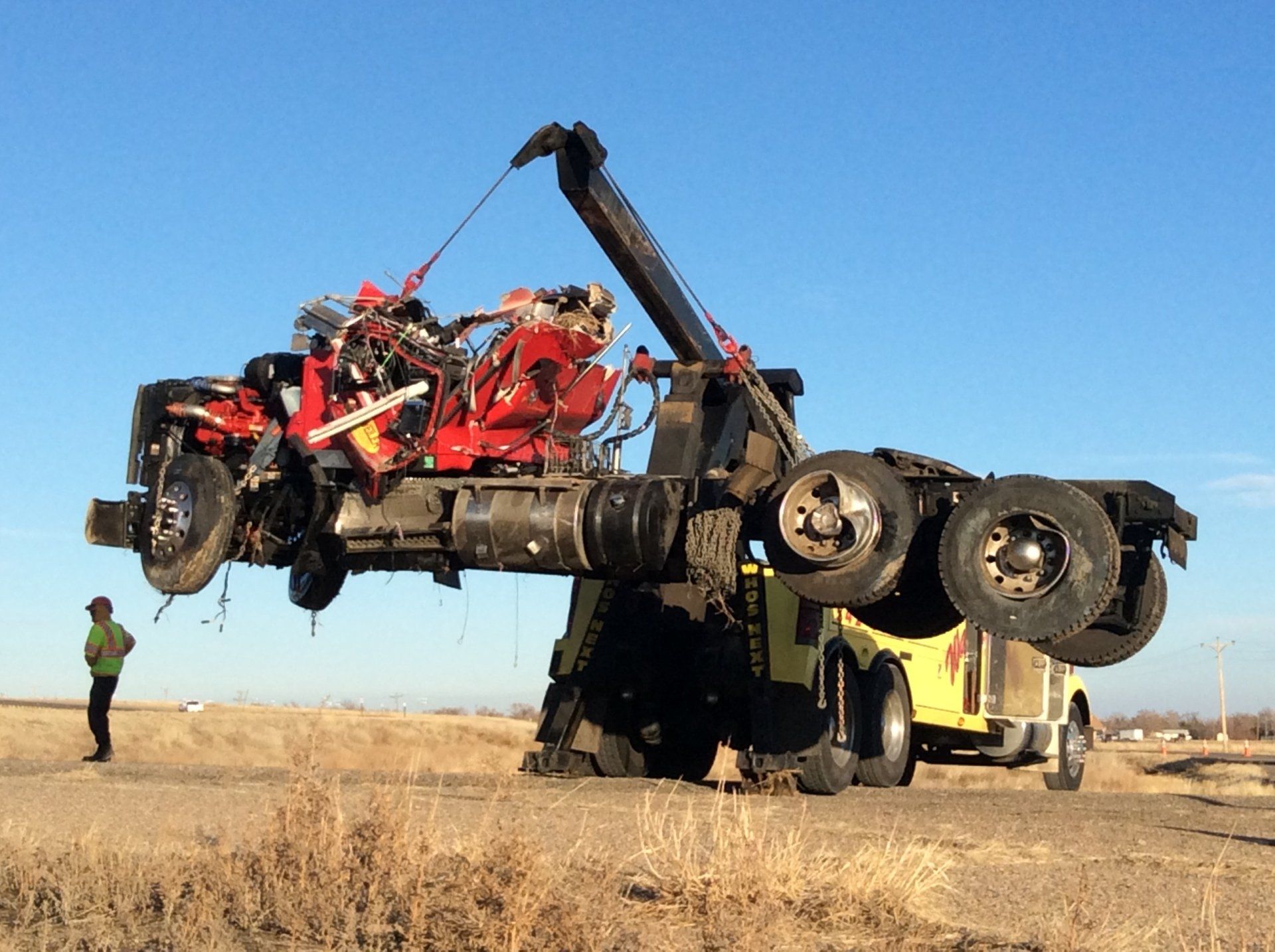 Diesel Truck Wrecked - Hauling and Towing Services in Pueblo,CO and the Surrounding Area