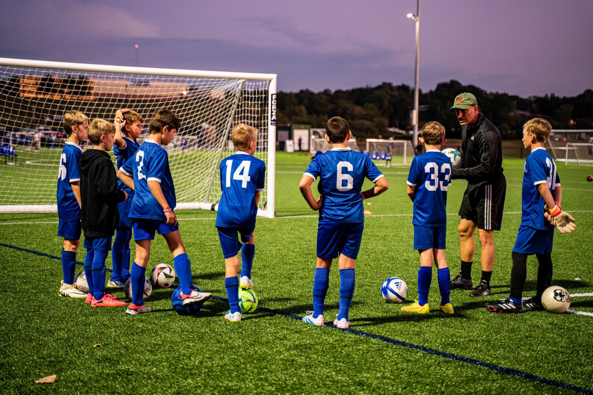 Steamer's Crew players playing soccer