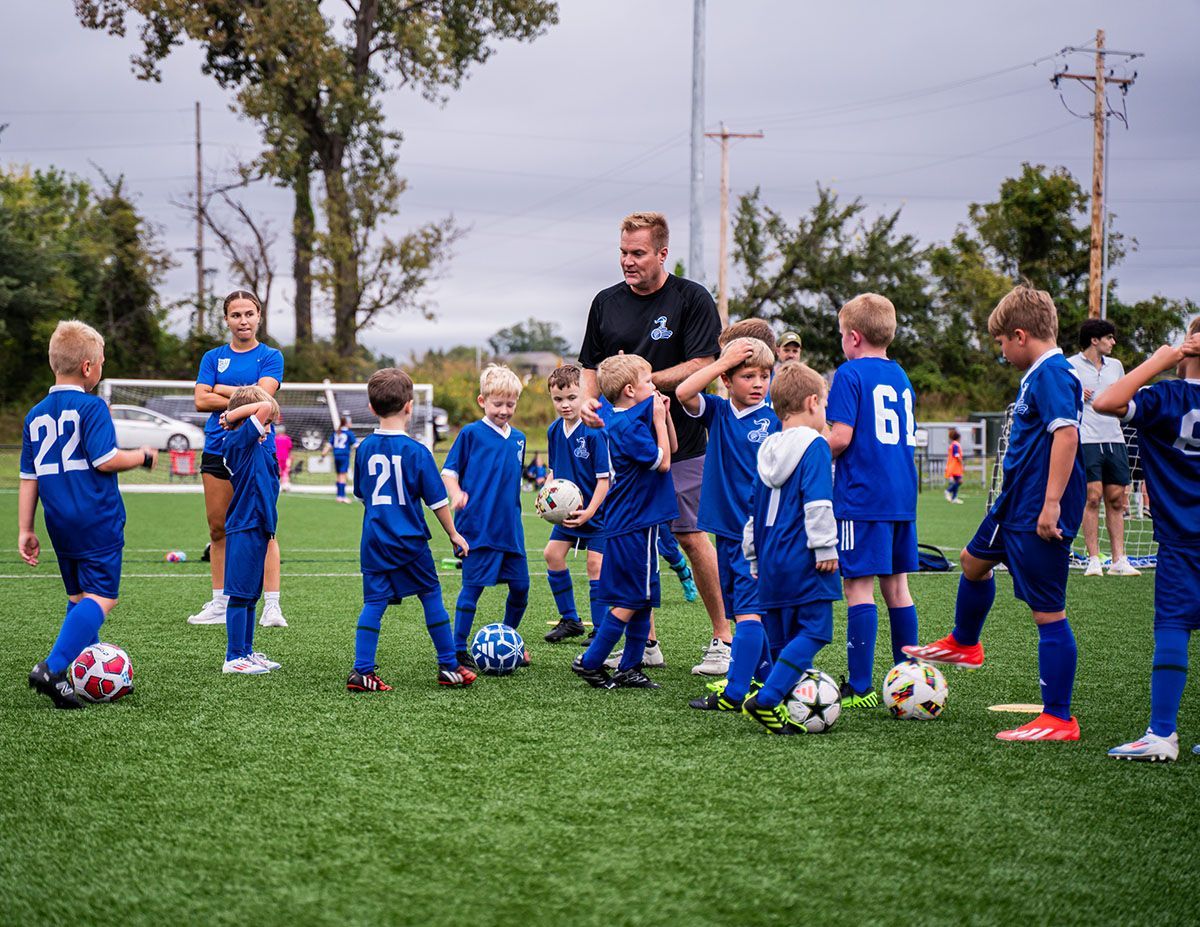 Steamer's Crew players playing soccer