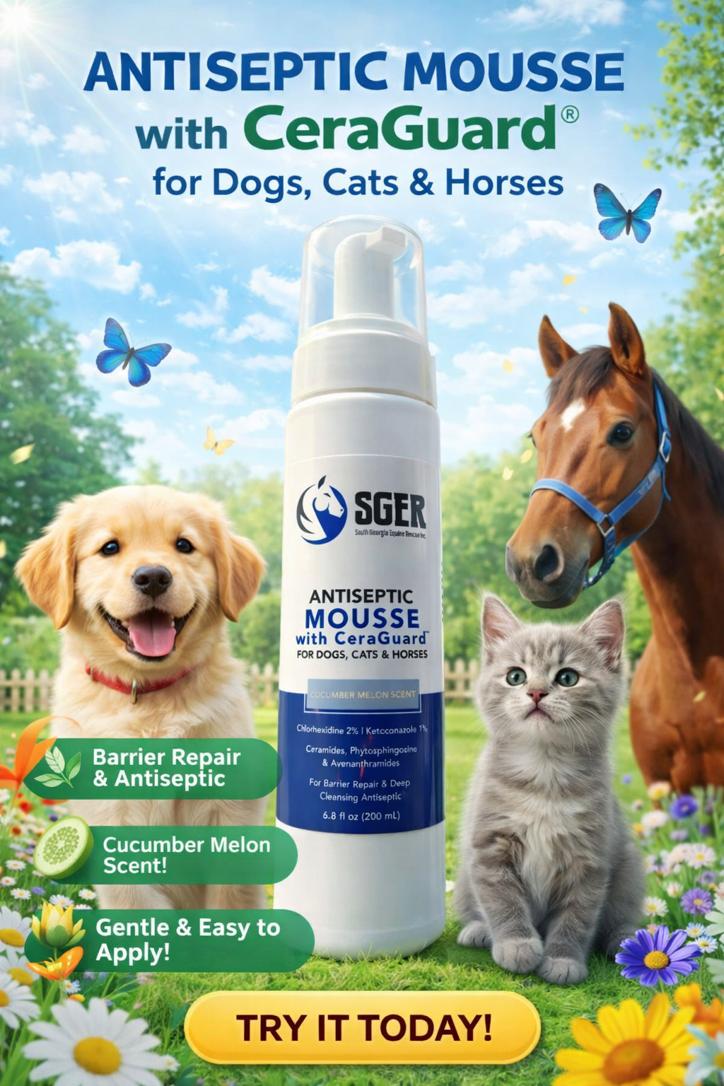 Keto-C® Mousse w/ CeraGuard 6.8 oz