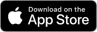 The apple logo is on a black button that says `` download on the app store ''.