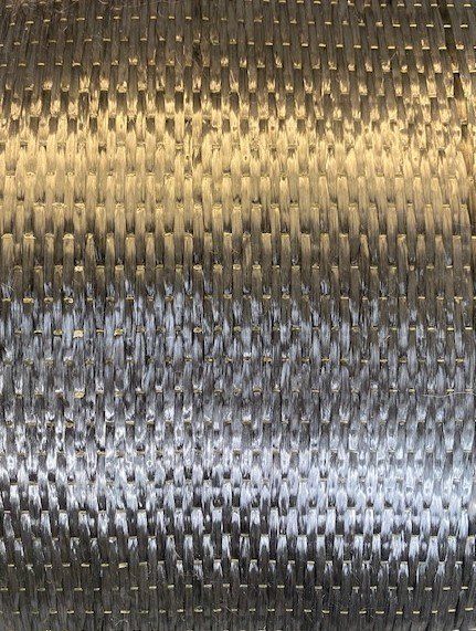 trama di un tessuto sintetico