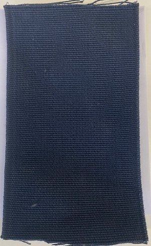campione di tessuto blu