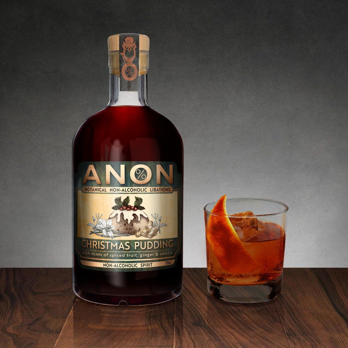 Anon no alcohol old fashioned