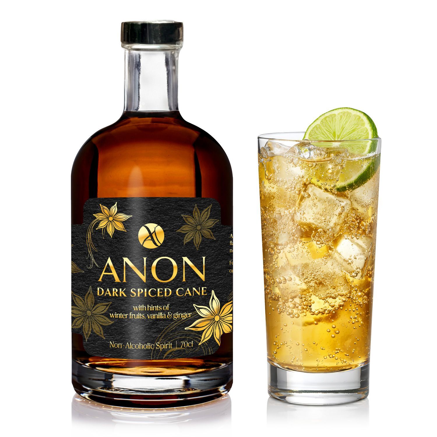Dark Spiced Cane Non-Alcoholic Spiced Rum