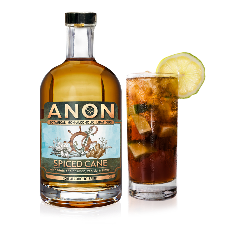 non alcoholic rum ANON Spiced Cane Spirit