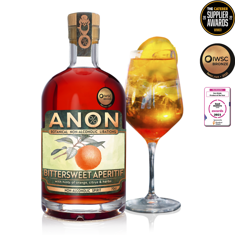 Bittersweet Aperitif Non-Alcoholic Aperol Spirit