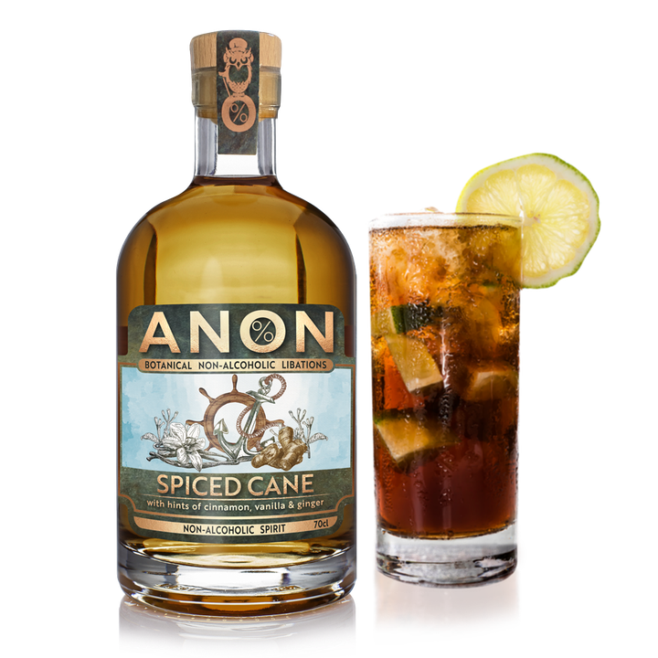 non alcoholic rum ANON Spiced Cane Spirit