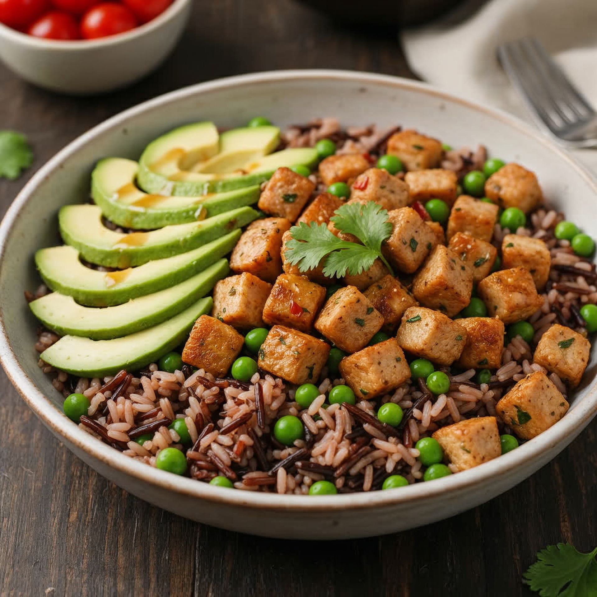 Chicken Apple Sausage & Rice Bowl