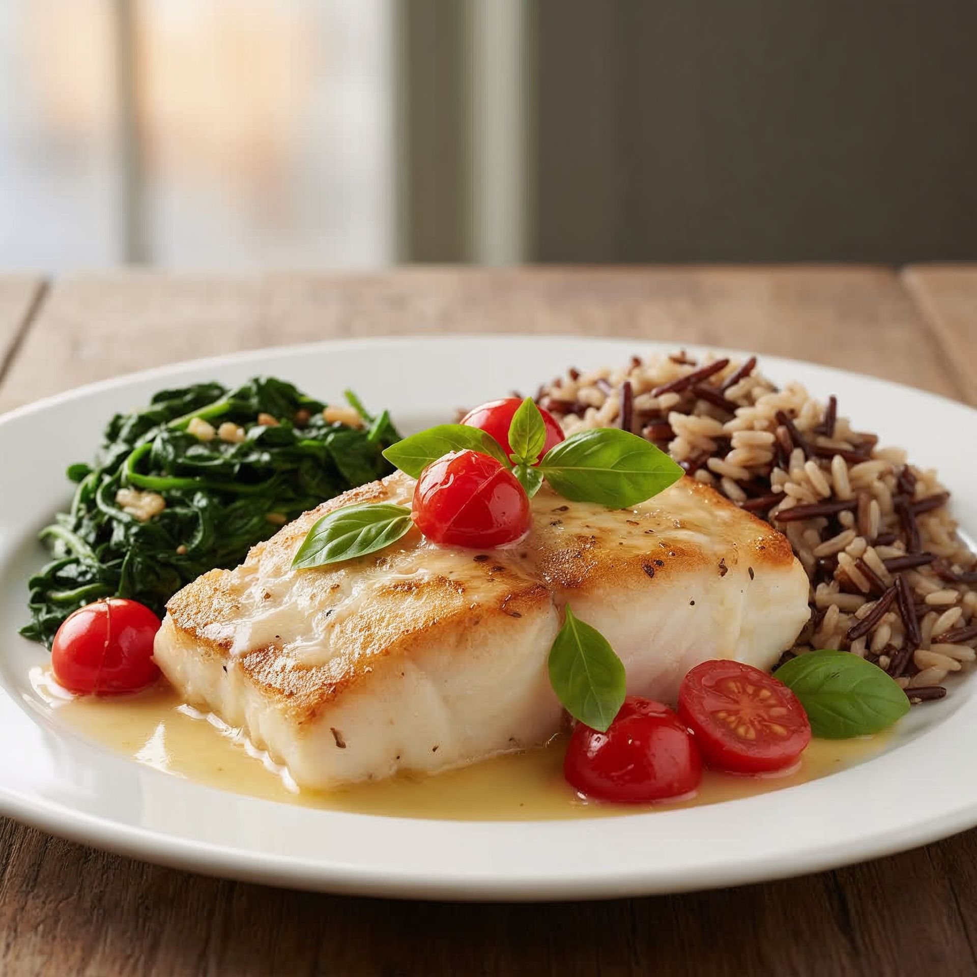 Lemon Butter Cod Fish