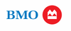 BMO logo: blue text