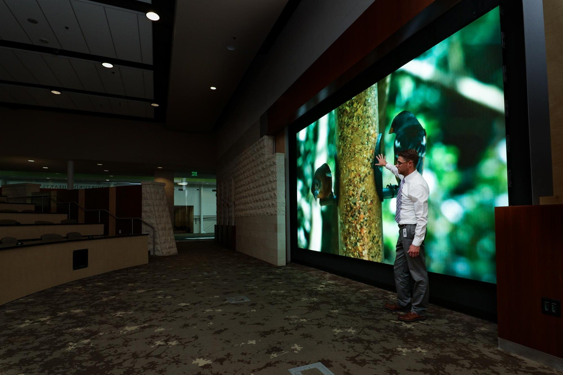 Large Absen LED wall