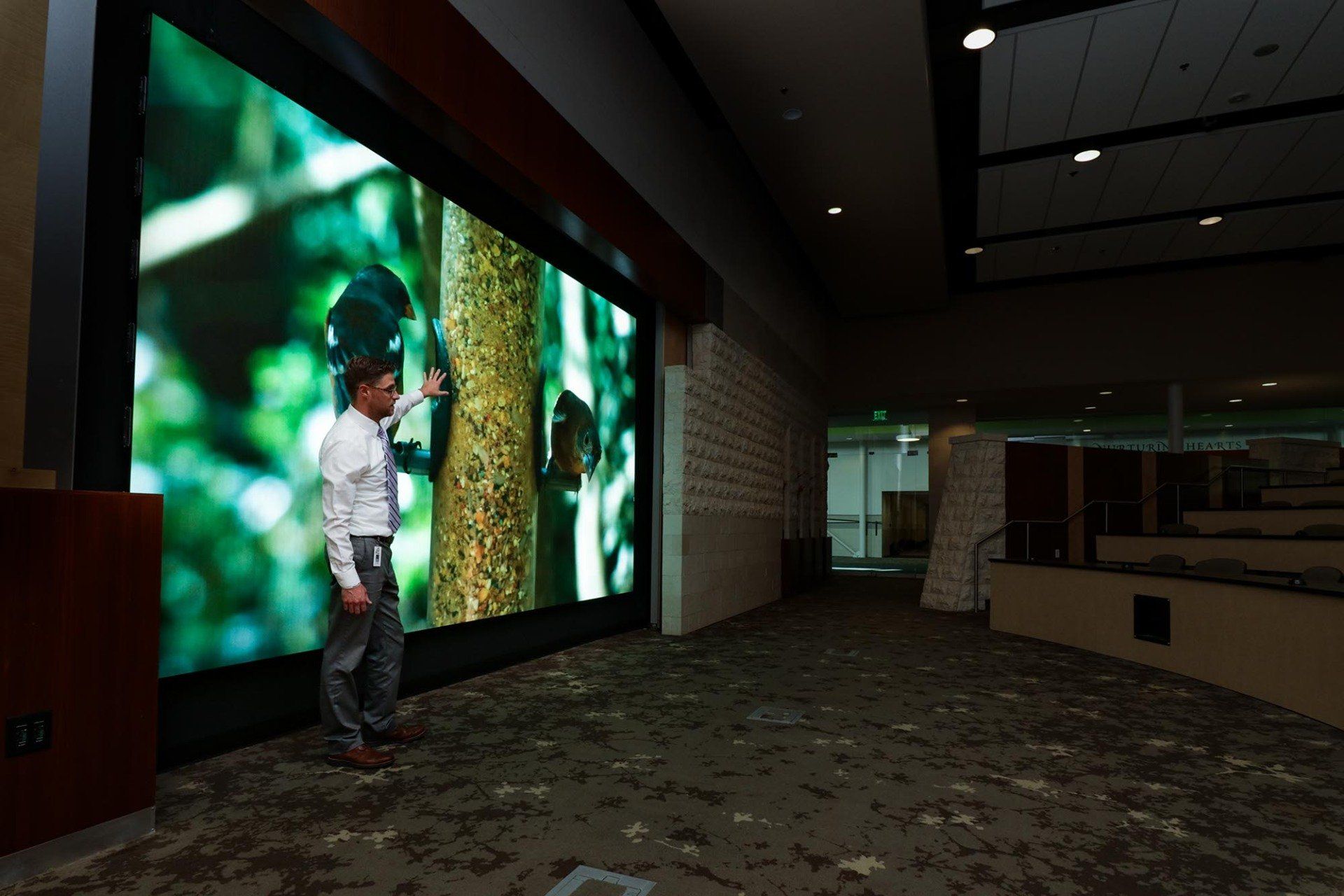 Large Absen LED Wall at local school