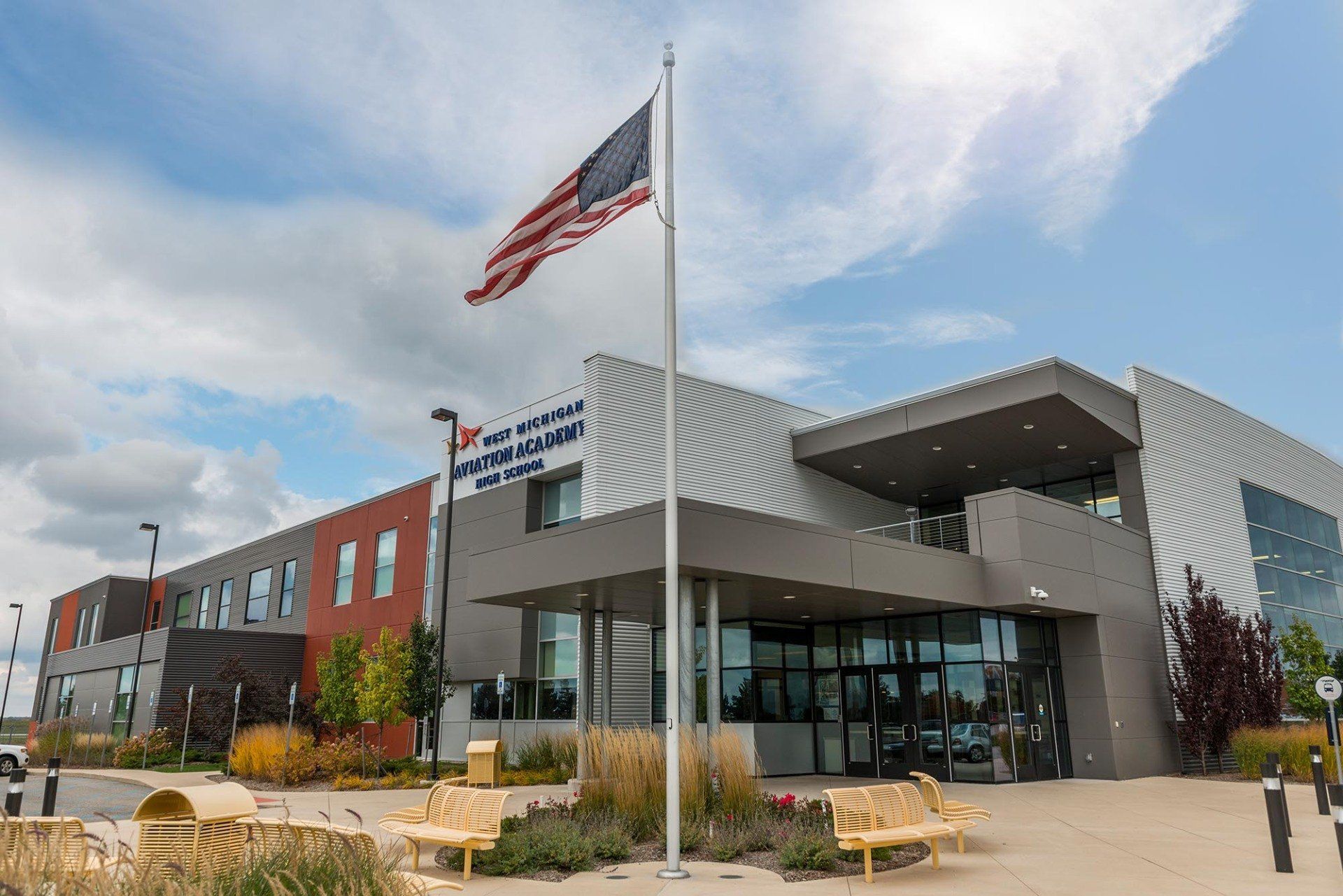 Exterior of West Michigan Aviation Academy