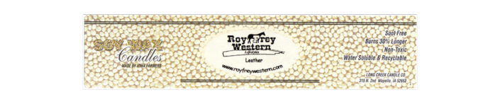 leather candle scent