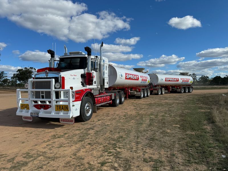 Water truck dry hire