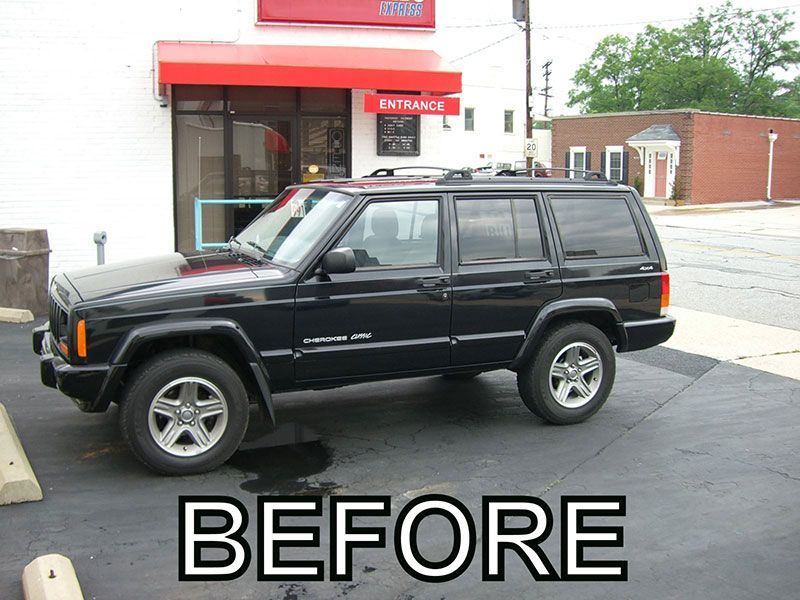 Before black jeep | Autotrends