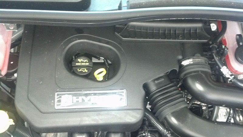 A close up of the engine of a car | Autotrends