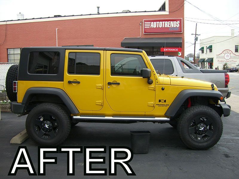 After yellow jeep side | Autotrends