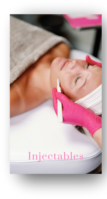 Woman receiving treatment at Sculpt Skin Solutions 