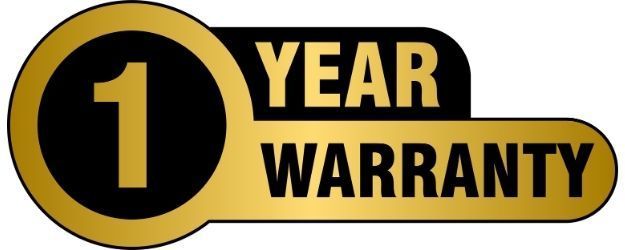 1 year warranty for window security film.