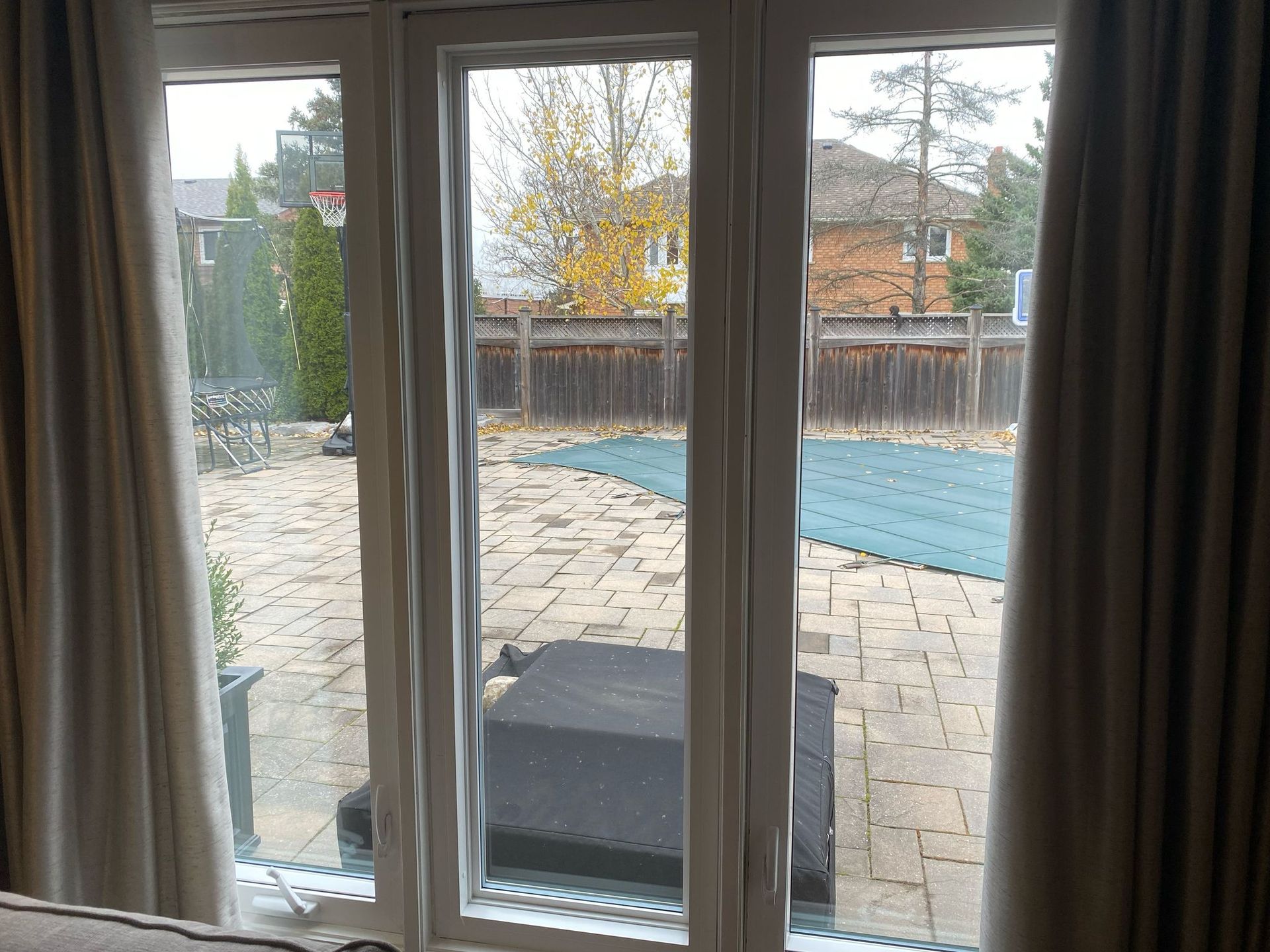 Patio glass sliding door security