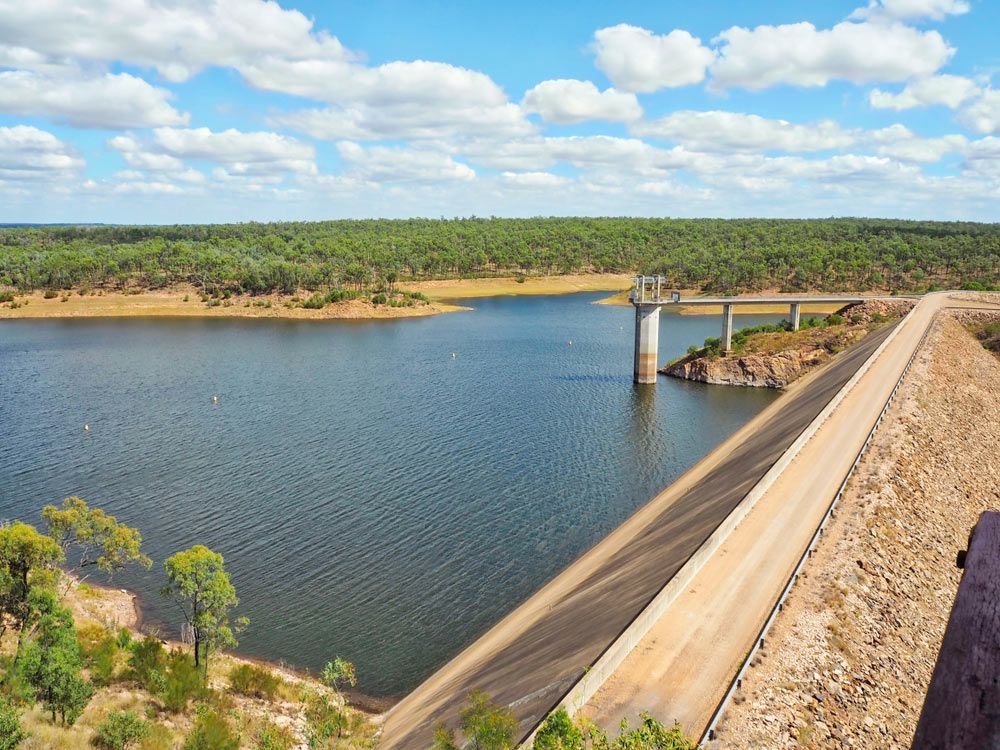 A Wide View of a Reservoir and Landscapes — T&G Sand and Gravel In Coolum, QLD
